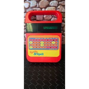 Speak & Spell Handheld Electronic Learning Game System Retro Kahootz Toy #B14